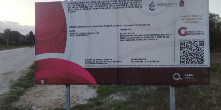 Acueducto, Agua Potable, Quintana Roo, Campeche