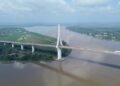 Modernizan el primer puente atirantado de México en Veracruz