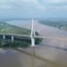 Modernizan el primer puente atirantado de México en Veracruz