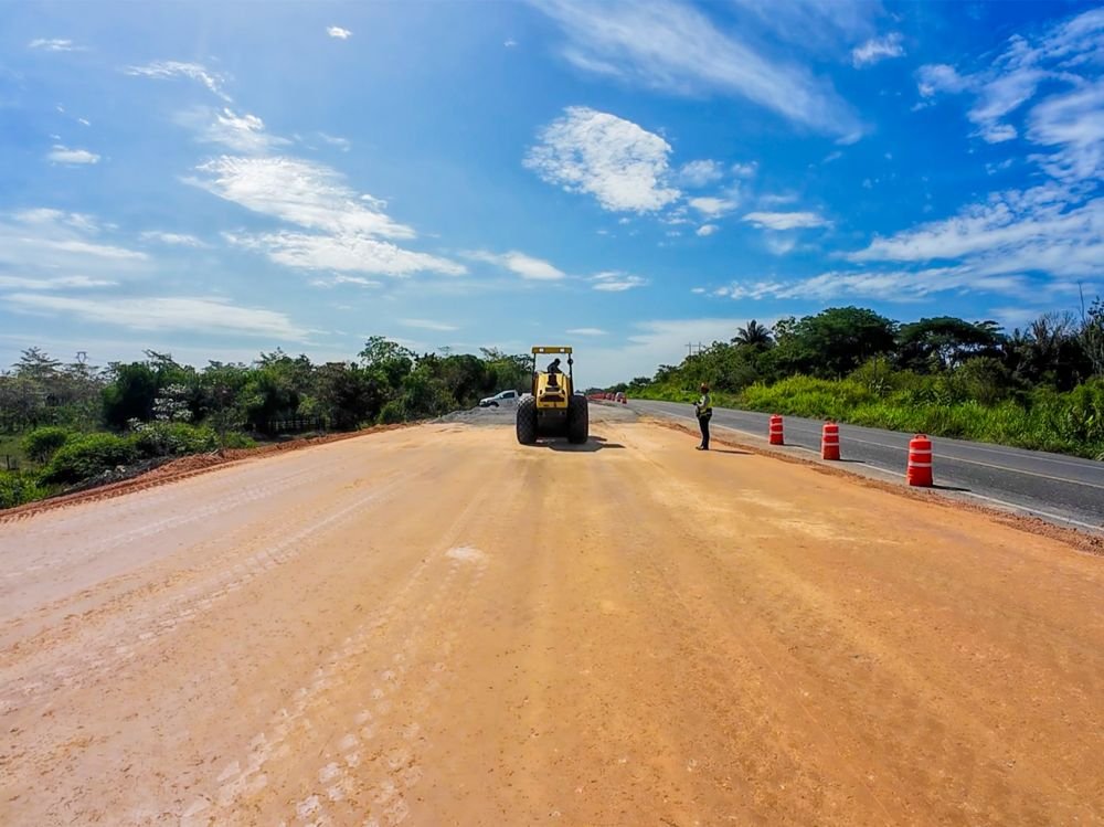 Campeche avanza en la modernización de la carretera Macuspana–Escárcega
