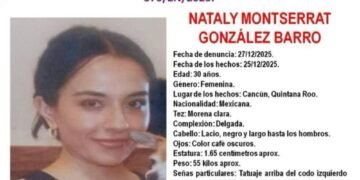 Fiscalía confirma el hallazgo en Cancún del cuerpo de joven desaparecida