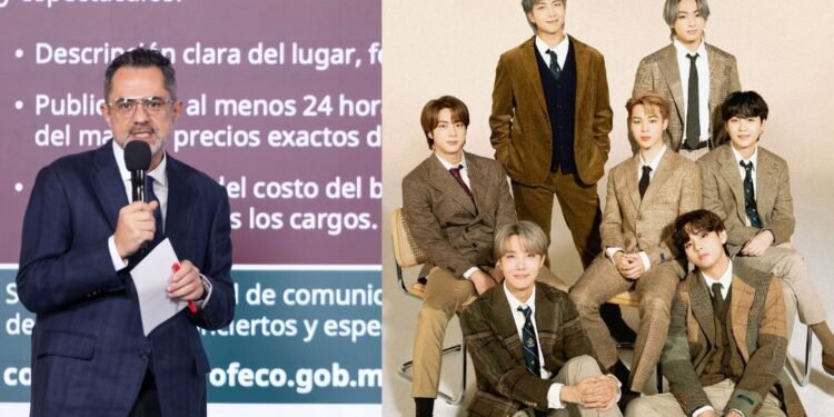 BTS reescribe el show… y las reglas del boleto; Profeco pone orden y va contra Ticketmaster