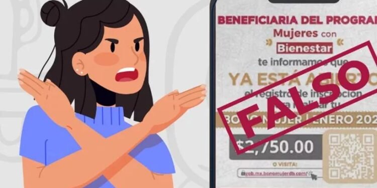 SEMUJERES desmiente falso “Bono Mujer Bienestar” que circula en redes sociales