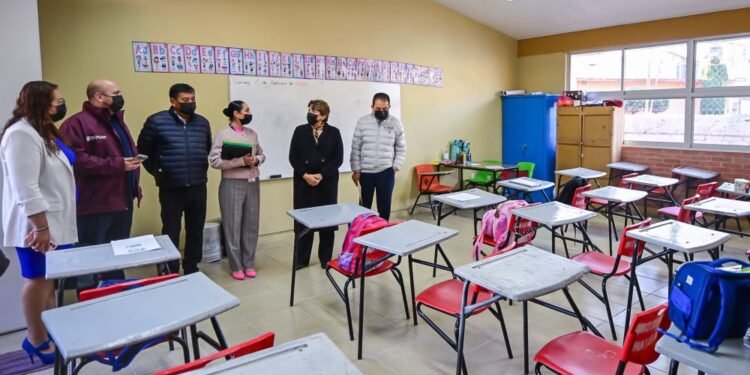 Edomex reactiva cubrebocas en escuelas; “la situación está bajo control”, afirma Delfina Gómez