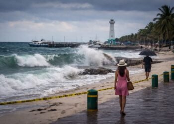 ¡No te confíes! Habrá viento, lluvias y mar agitado en Quintana Roo