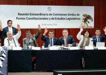 Comisiones del Senado avalan Plan B de reforma de Sheinbaum con apoyo del PVEM y PT