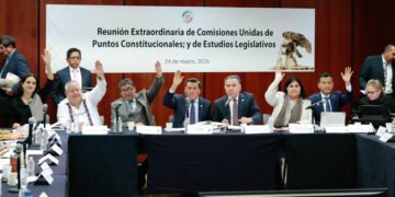Comisiones del Senado avalan Plan B de reforma de Sheinbaum con apoyo del PVEM y PT