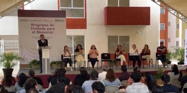 Quintana Roo fue reconocido como líder nacional en vivienda, tras cuadruplicar metas federales