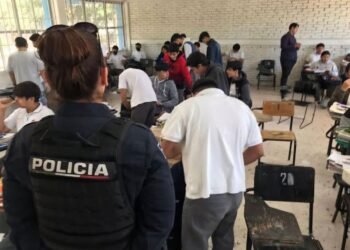 Arranca Operativo Mochila en CBTIS con apoyo de Guardia Nacional