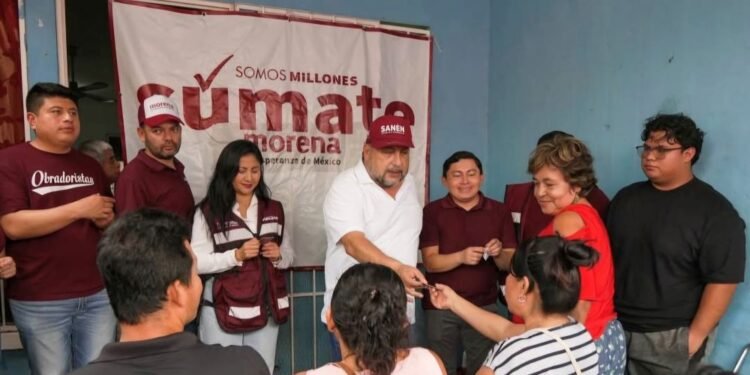 Desmiente Morena cobro de cuotas a militancia; aclara que financiamiento proviene del erario