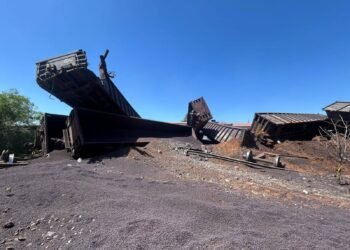 Descarrilamiento de tren en Aguascalientes deja un muerto y siete migrantes heridos