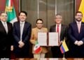 Con firma clave, Rosa Icela Rodríguez fortalece combate a la trata entre México y Colombia