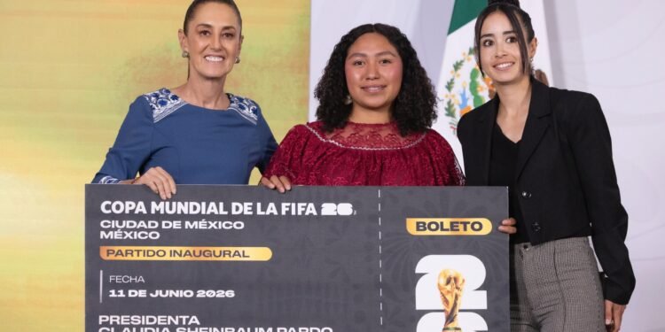 El boleto presidencial del Mundial ya tiene dueña: ella es la joven mexicana que irá a la inauguración