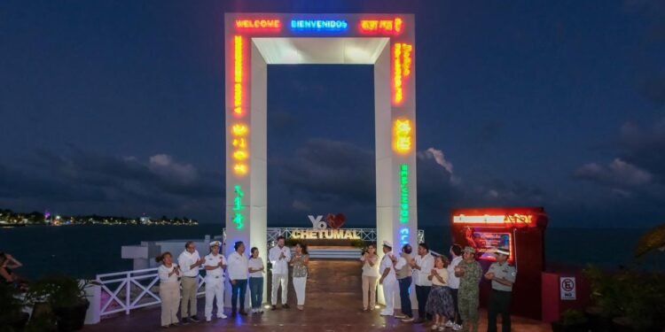 Chetumal estrena Portal Marítimo y enciende su nueva cara turística