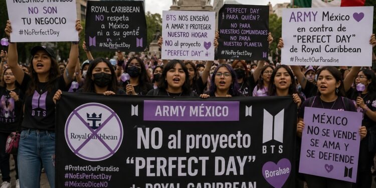 ARMY declara guerra digital por Mahahual: fans de BTS buscan frenar megaproyecto “Perfect Day”