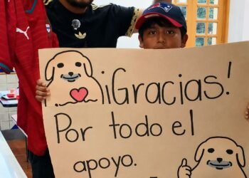 Para completar su álbum del Mundial, niño sale a pedir estampitas a la calle; ¿tú lo harías?