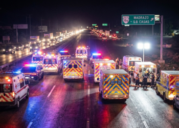 ¿Qué pasó en la carretera 186? Fuerte accidente moviliza a cuerpos de emergencia. Esto pasó