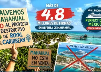 Suman ambientalistas y ciudadanos casi 5 millones de firmas contra Perfect Day