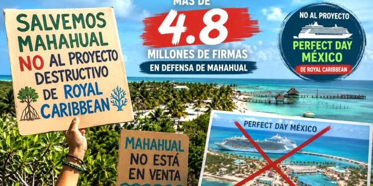 Suman ambientalistas y ciudadanos casi 5 millones de firmas contra Perfect Day