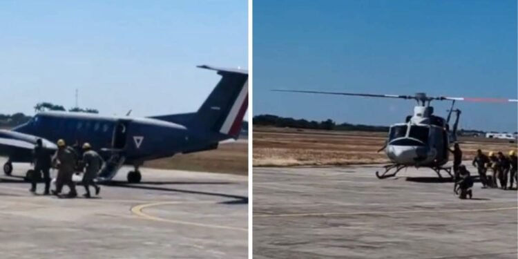 Fue simulacro, pareció real: Ejército y Marina muestran operativo para traslado aéreo