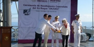 De buque japonés a santuario marino: así fue el hundimiento del “Onjuku” en Tamaulipas