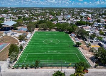 ¡El Mundial ya se juega en Quintana Roo! Avanzan 46 canchas deportivas en los 11 municipios