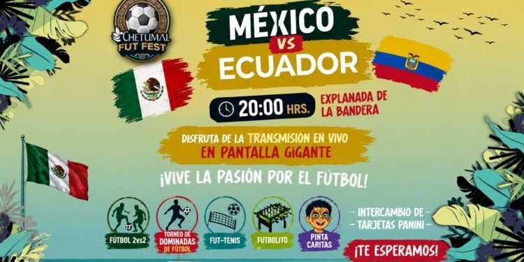 ¿Ya tienes plan para hoy? Estos son los Fut Fest donde podrás vivir el México vs Ecuador