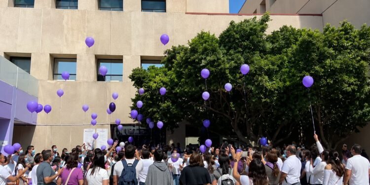 Entre globos morados y aplausos; así despidieron a una pequeña ARMY que donó sus órganos