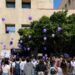 Entre globos morados y aplausos; así despidieron a una pequeña ARMY que donó sus órganos