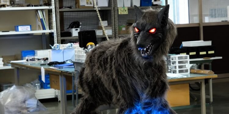 ¿Un lobo robot contra los osos? Así funciona el invento japonés que ya protege una tienda y sorprende al mundo