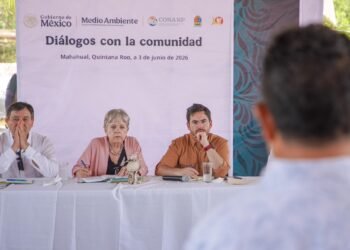 ¿Qué sigue para Mahahual? Alicia Bárcena inicia gira en Q. Roo tras cancelación de parque acuático