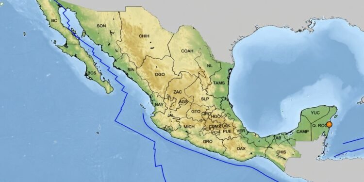 ¿Tembló en Quintana Roo? Registran inusual sismo de 4.6 cerca de Felipe Carrillo Puerto