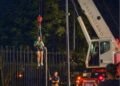 ¿Es IA o fue real? Supuesto rescate con grúa de una mujer atrapada en el Fan Fest divide las redes
