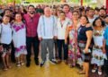 En plena definición de Morena, Rafael Marín Mollinedo recorre Playa del Carmen