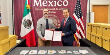México recupera 1,132 bienes arqueológicos restituidos voluntariamente en Boston