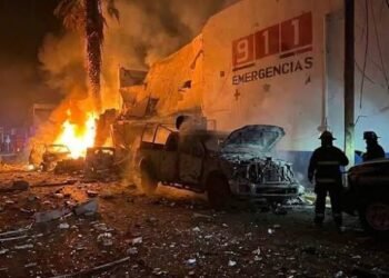 Refuerzan seguridad en Ojocaliente tras ataque con coche bomba a la Policía Municipal