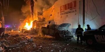 Refuerzan seguridad en Ojocaliente tras ataque con coche bomba a la Policía Municipal