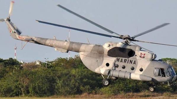 Helicóptero de la Semar aterriza de emergencia en Jalisco; reportan tres lesionados