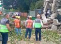 Video causa impacto: inmueble colapsa y bloquea  importante vialidad del Ciudad de México