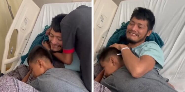 Del fondo de una cueva a los brazos de sus hijos: el emotivo regreso de Erasto Crisanto