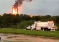 Fuego no cede en Terminal Pajaritos tras casi tres días de labores; Pemex mantiene operativo