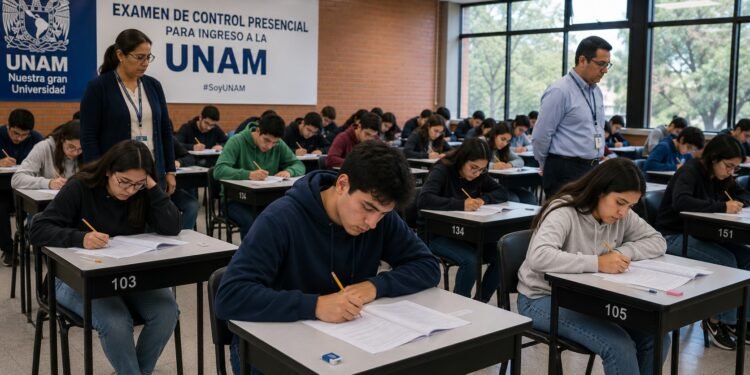 UNAM abre su examen presencial: aspirantes tendrán hasta tres horas para resolverlo
