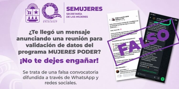 ¡Ojo, beneficiarias! Desmienten supuesta cita de Mujer es Poder