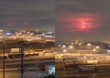 ¿Ovnis en San Luis Potosí? Luces rojas en el cielo dispara diversas teorías en redes