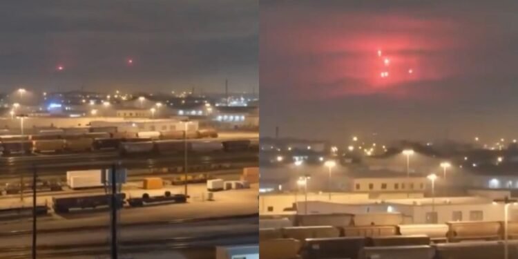 ¿Ovnis en San Luis Potosí? Luces rojas en el cielo dispara diversas teorías en redes