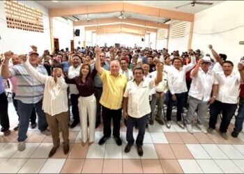 Rafael Marín lleva su mensaje de organización y soberanía a Puerto Morelos