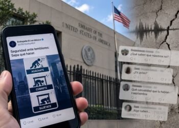 Embajada de EU lanza mensaje preventivo por sismos y redes lo convierten en “advertencia”