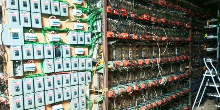 ¡No era una bodega cualquiera! Caen casi 300 equipos de una “mina” de criptomonedas
