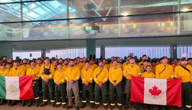 ¿Qué hicieron 104 mexicanos en los incendios de Canadá? Así fue su misión