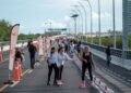 ¿Ya recorriste el Puente Nichupté? Más de 3 mil 500 personas se suman a la jornada